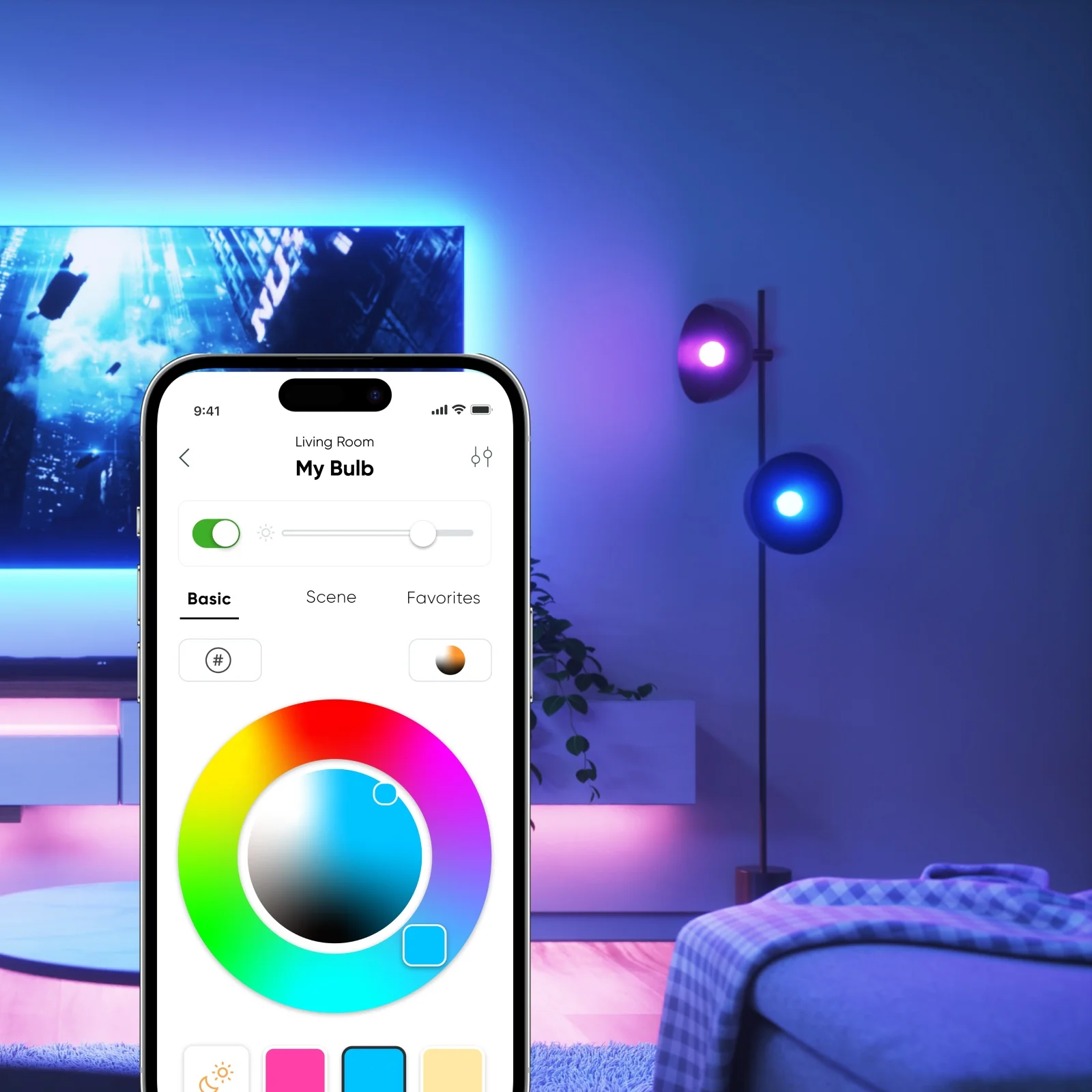 Matter Thread A19 Smart Bulb (3 Pack) - Image 3