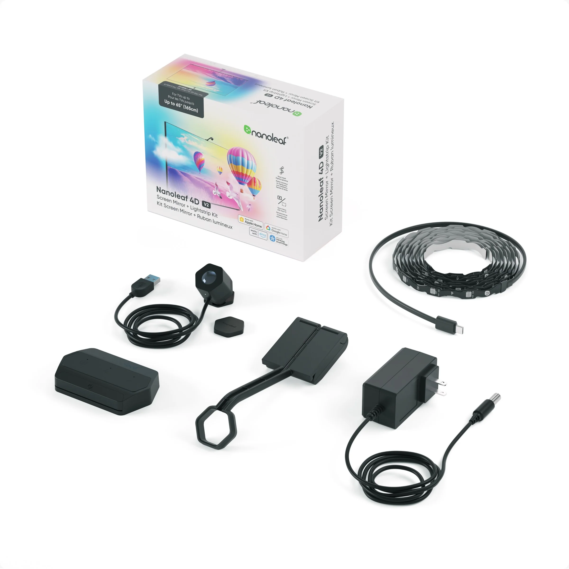 Nanoleaf 4D V2 Screen Mirror Camera + Lightstrip Kit (TVs Up to 65″) - Image 7